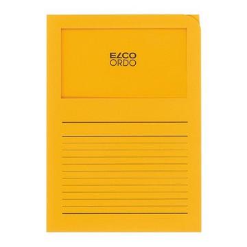 ELCO Sichthülle Ordo 120g A4 29489.42 goldgelb, Fenster 100 Stück