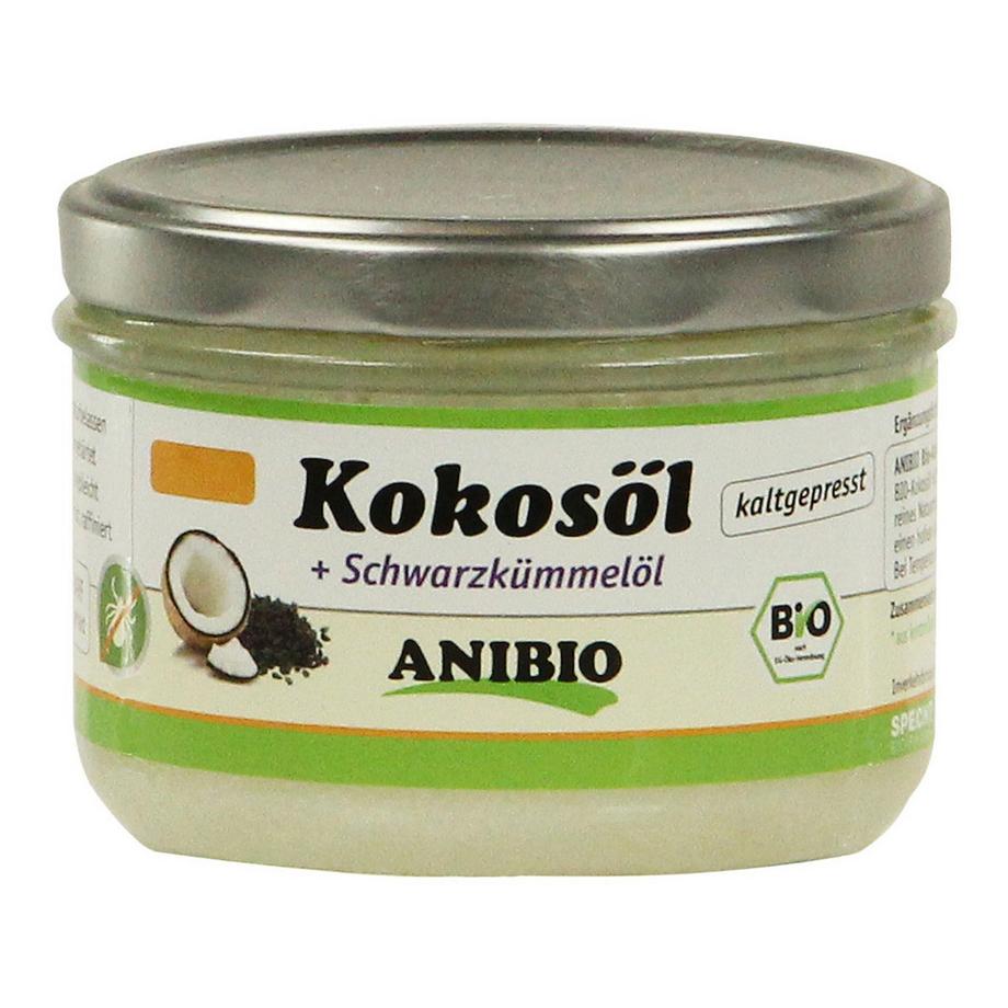 Anibio  Kokosöl und Schwarzkümmelöl 