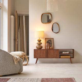 Tikamoon Meuble TV en acacia massif 150 cm Niels  