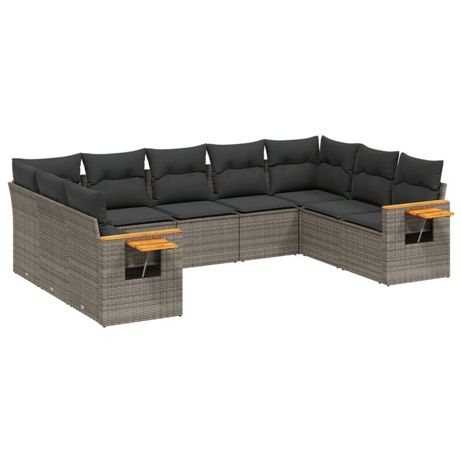 set divano da giardino Polirattan