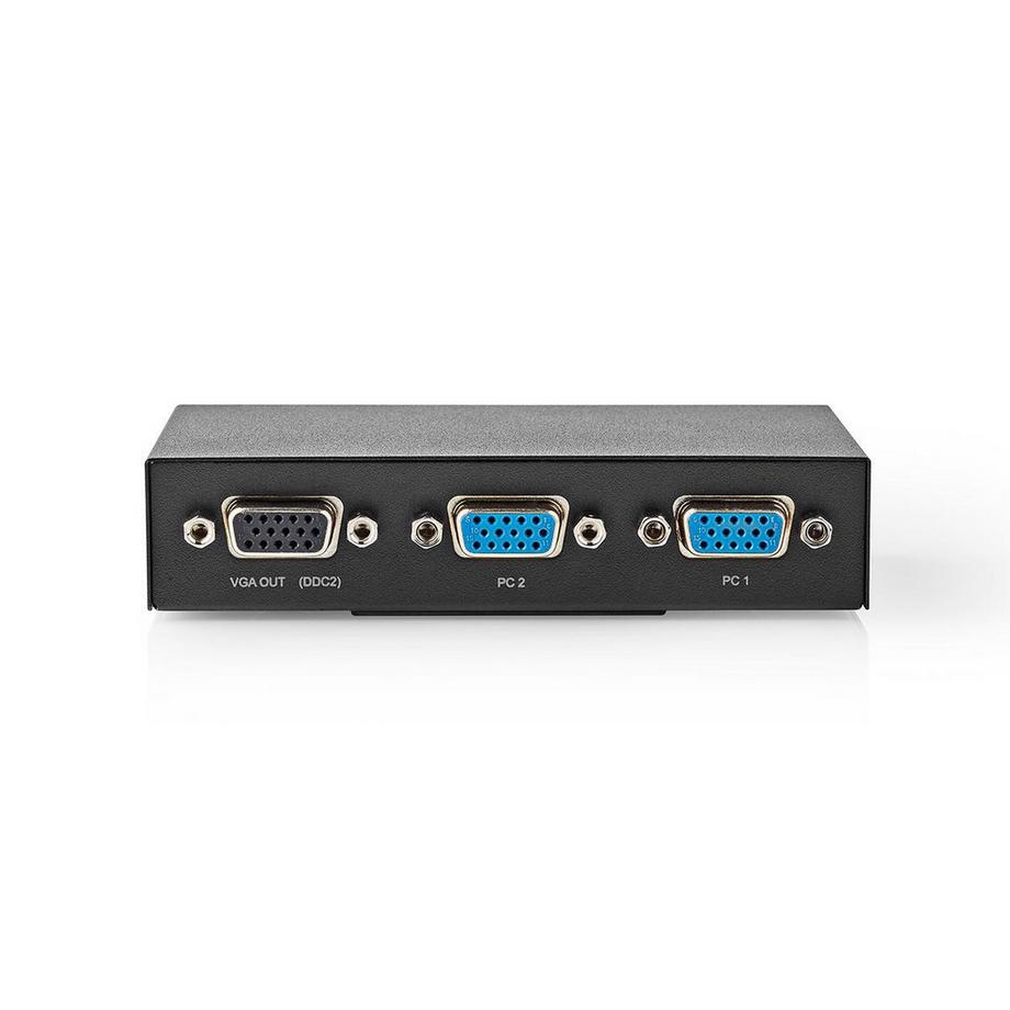 Nedis  Commutateur VGA | 2 port(s) | Résolution maximale : 2560x1600 | 500 mHz 