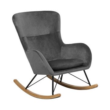 Fauteuil à bascule en Velours Glamour ELLAN