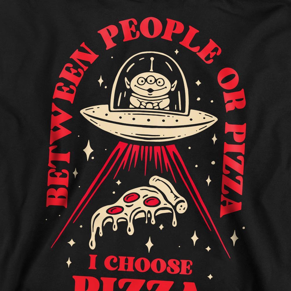 Toy Story Pizza Or People Grafik Print Sweatshirt  