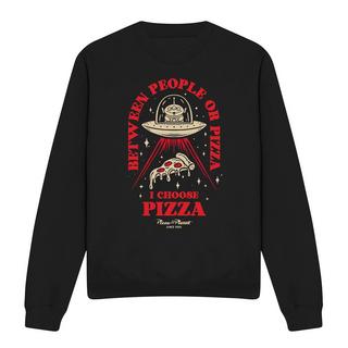 Toy Story Pizza Or People Grafik Print Sweatshirt  