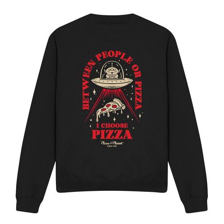 Toy Story Pizza Or People Grafik Print Sweatshirt  
