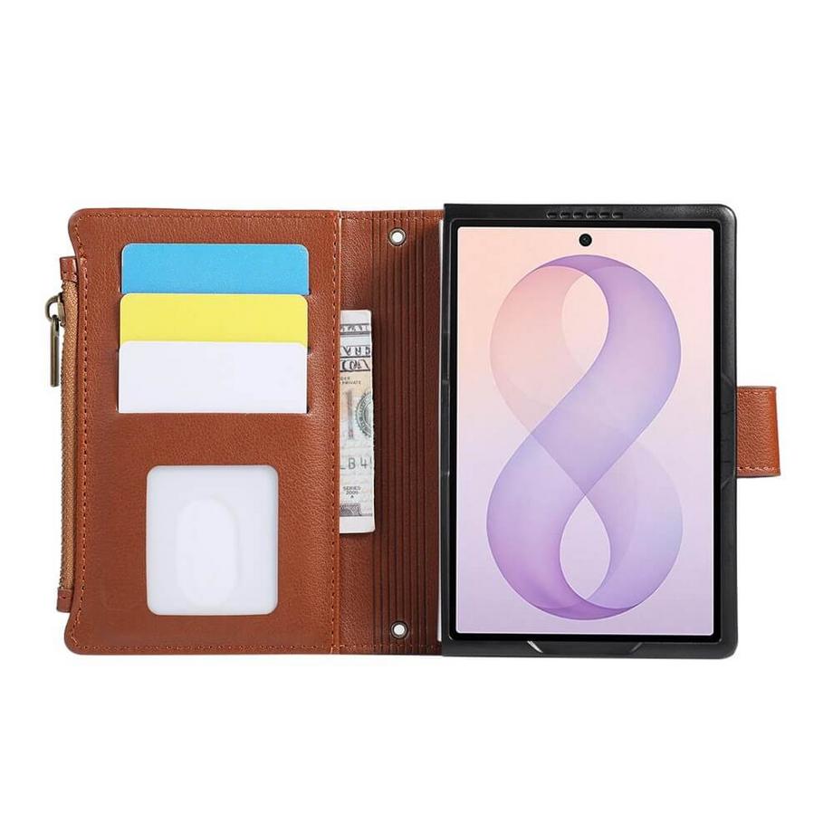 Cover-Discount  Galaxy Z Fold8 – Étui portefeuille avec bandoulière & dragonne 