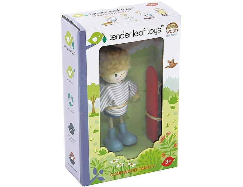 Tender Leaf Toys  Puppenhaus Edward & Skateboard 