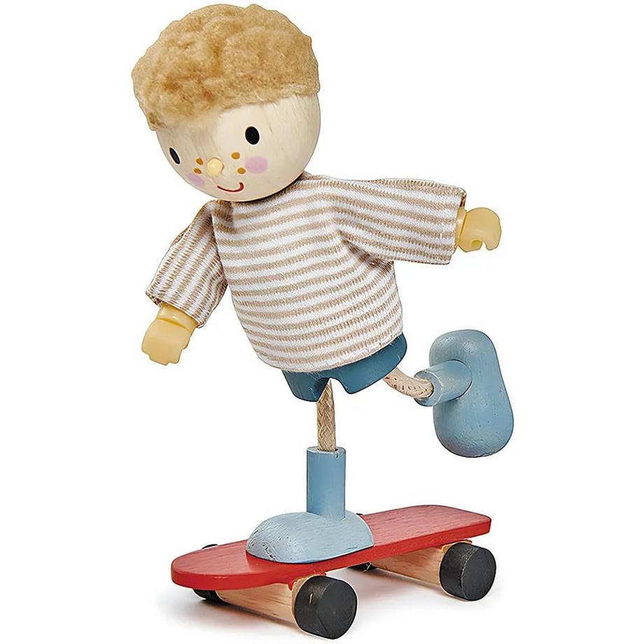 Tender Leaf Toys  Puppenhaus Edward & Skateboard 