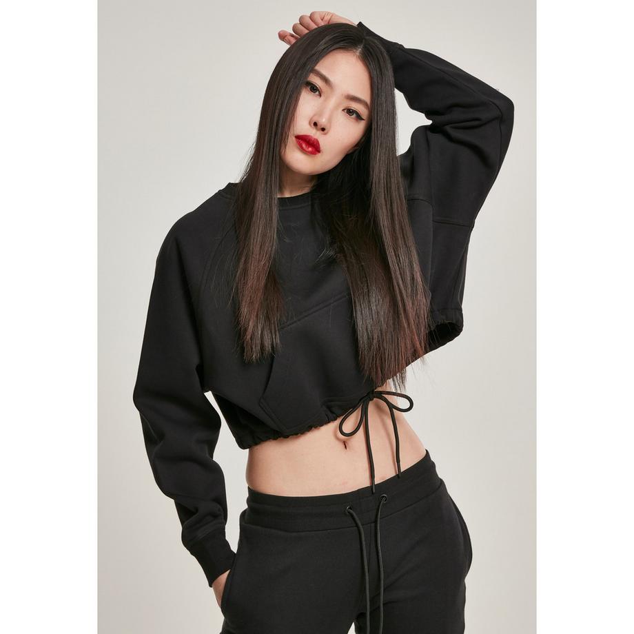 URBAN CLASSICS Oversized Raglan Cropped Sweatshirt  