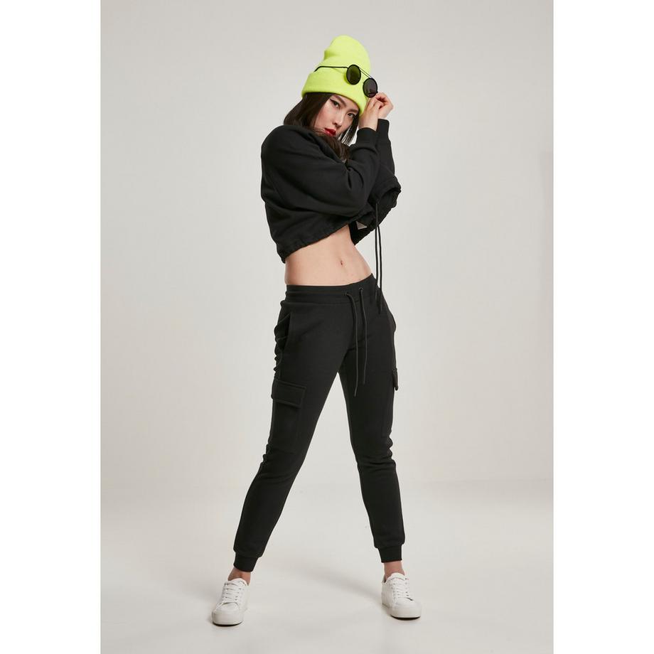 URBAN CLASSICS Oversized Raglan Cropped Sweatshirt  