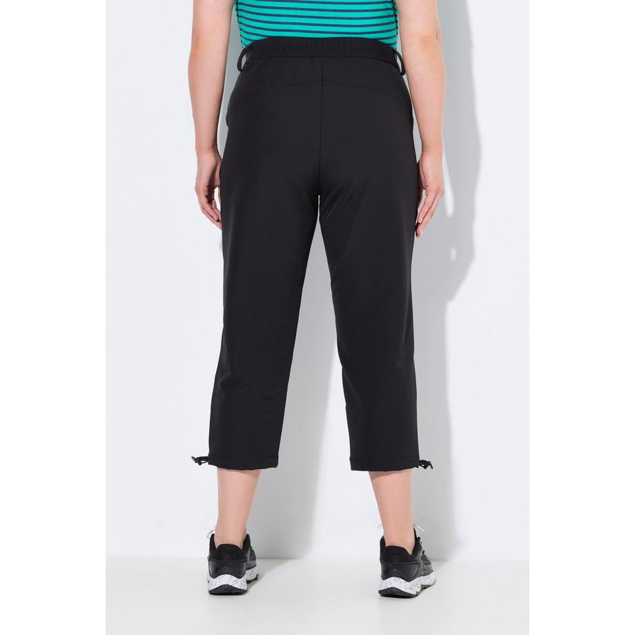 Ulla Popken Superdünne 3/4 Softshell Hose verstellbarer Saum  