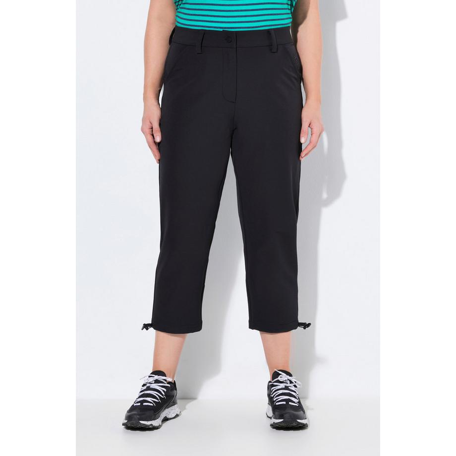 Ulla Popken Superdünne 3/4 Softshell Hose verstellbarer Saum  