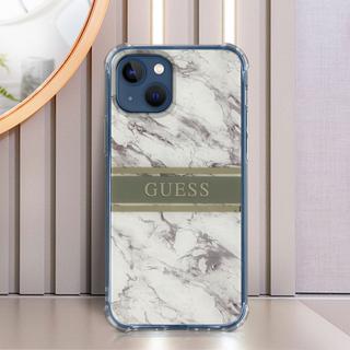 GUESS  Hülle Apple iPhone 13 Mini Marble Strap 