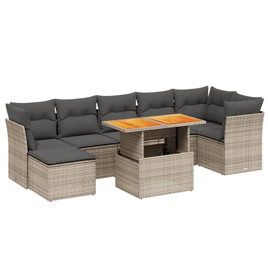 Garten sofagarnitur poly-rattan