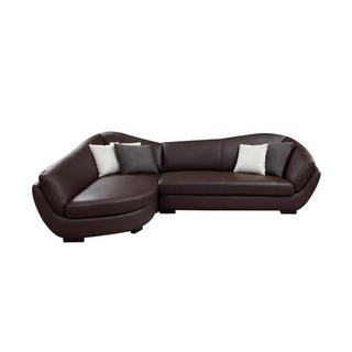 LINEA SOFA Ecksofa Leder 5Sitzer CAIPI Büffelleder Ecke Links  