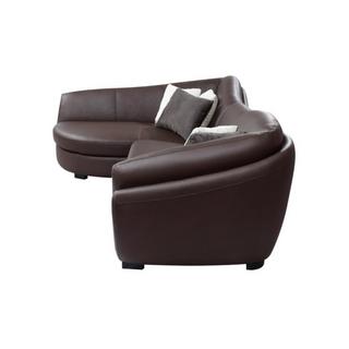 LINEA SOFA Ecksofa Leder 5Sitzer CAIPI Büffelleder Ecke Links  