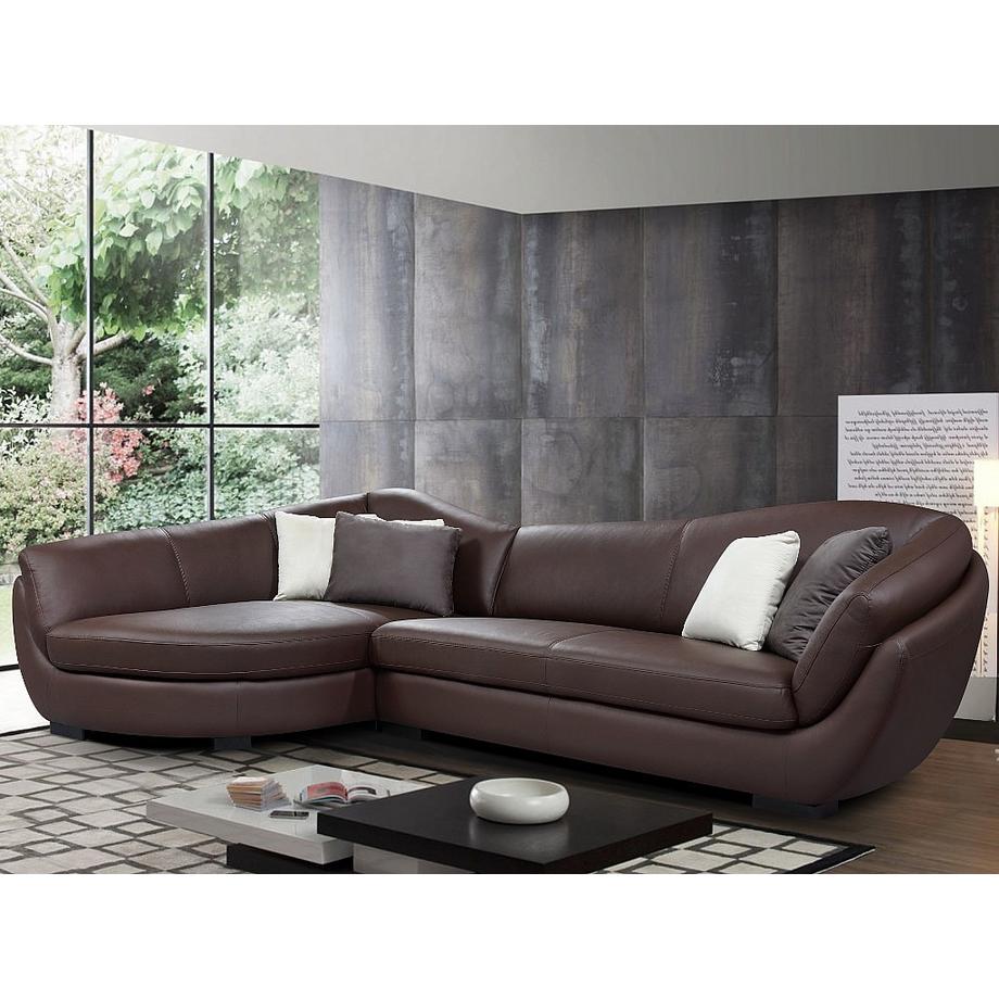 LINEA SOFA Ecksofa Leder 5Sitzer CAIPI Büffelleder Ecke Links  