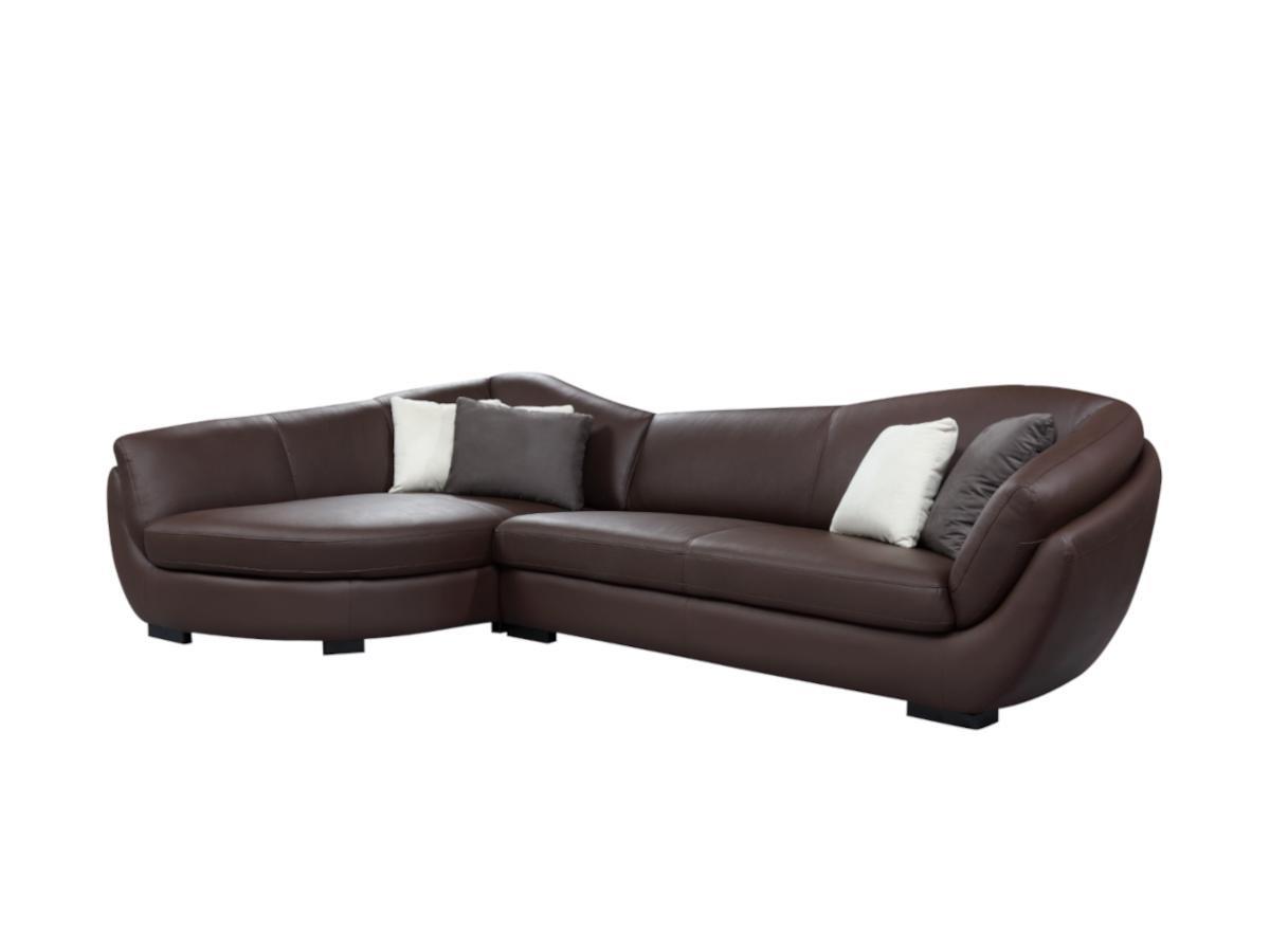 LINEA SOFA Ecksofa Leder 5Sitzer CAIPI Büffelleder Ecke Links  