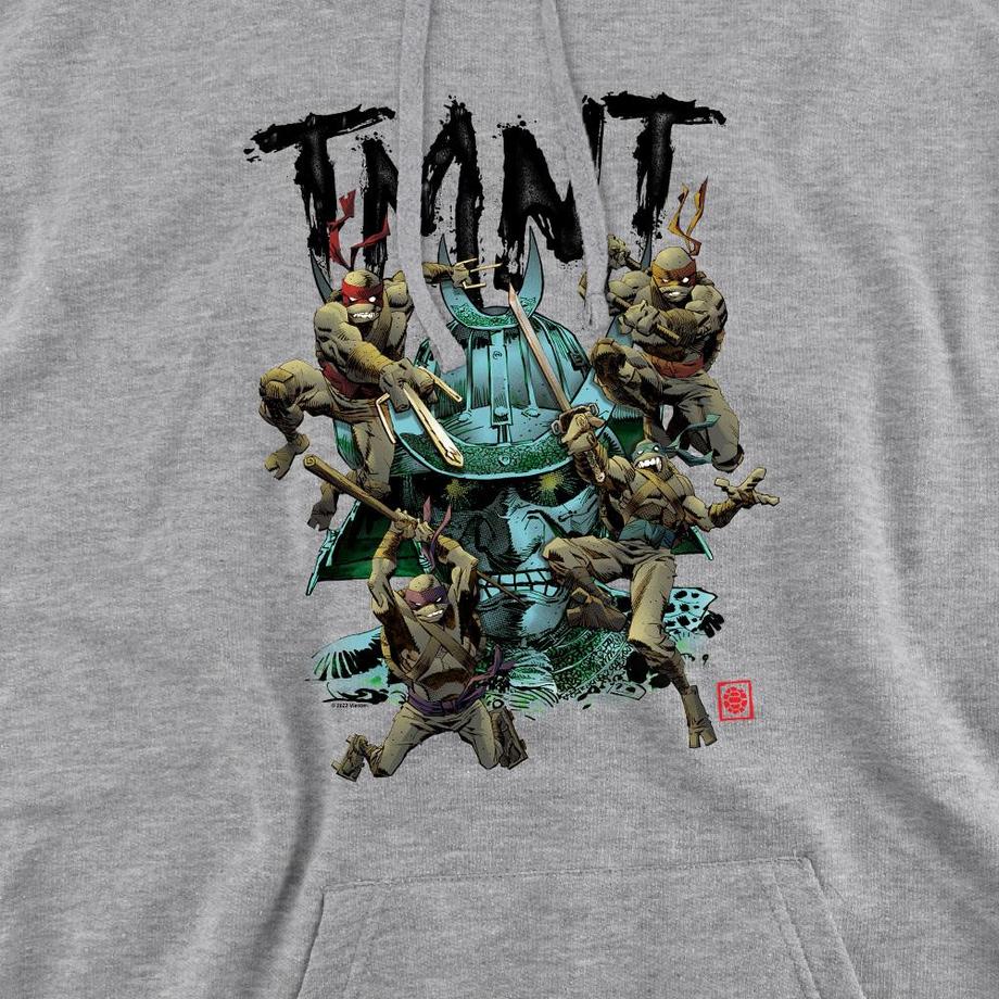 TEENAGE MUTANT NINJA TURTLE Feudal Japan Felpa Con Cappuccio  
