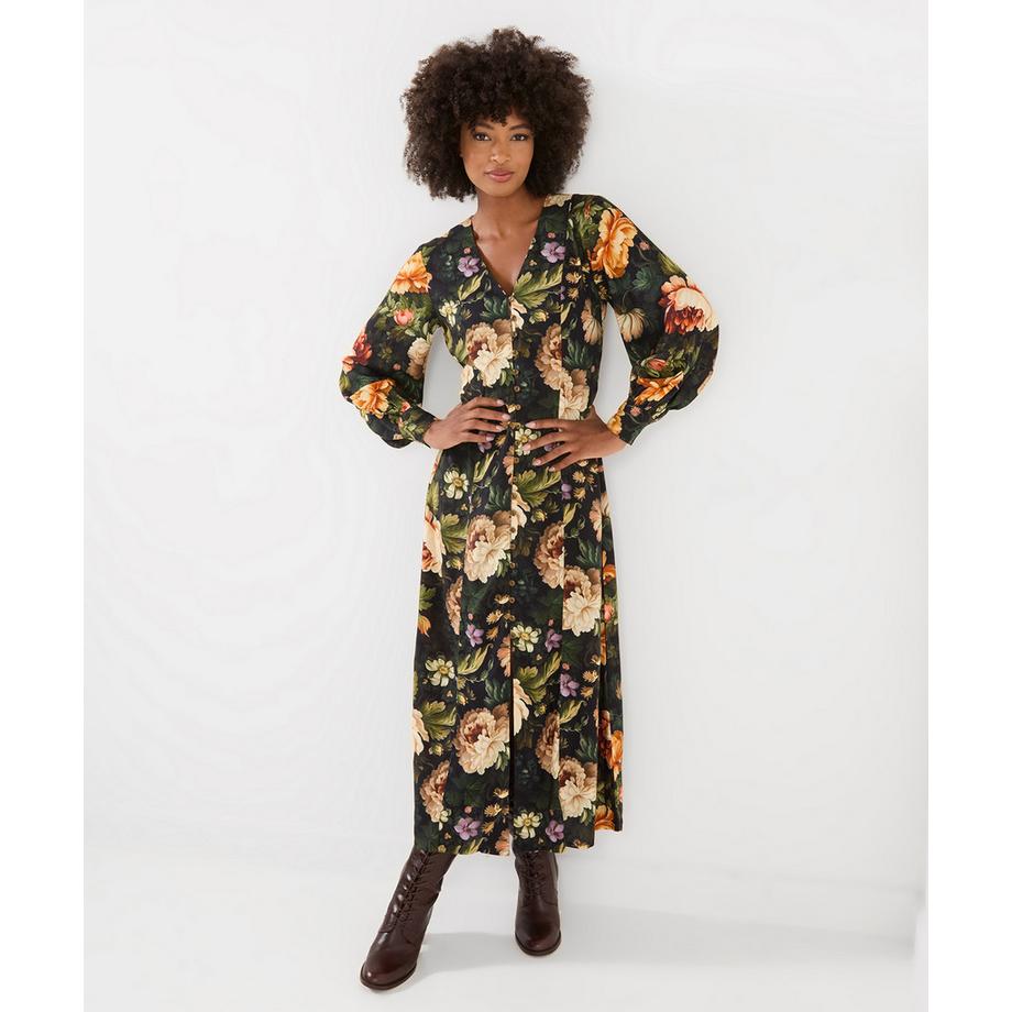 Joe Browns Durchgeknöpftes Maxikleid mit auffälligen Blumen  