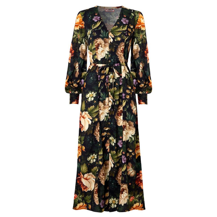 Joe Browns Durchgeknöpftes Maxikleid mit auffälligen Blumen  