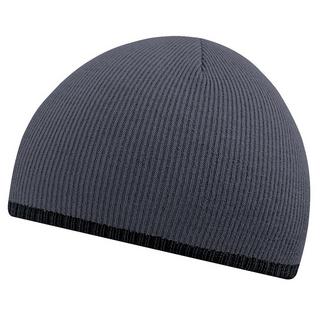 Beechfield  Beanie Mütze Strickmütze mit Kontrastrand 