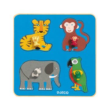 Puzzle Family Jungle (4Teile)