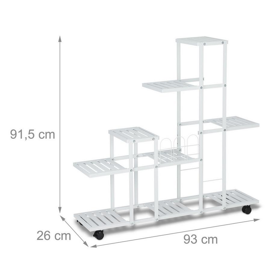 B2X  Weißer Blütenstand mit Rädern 