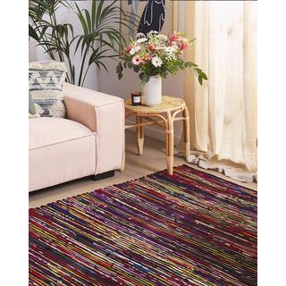 Beliani Tapis en Polyester Boho BARTIN  