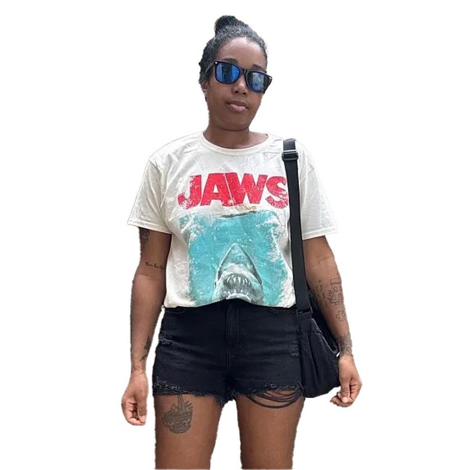 Jaws T-Shirt Look Usé  