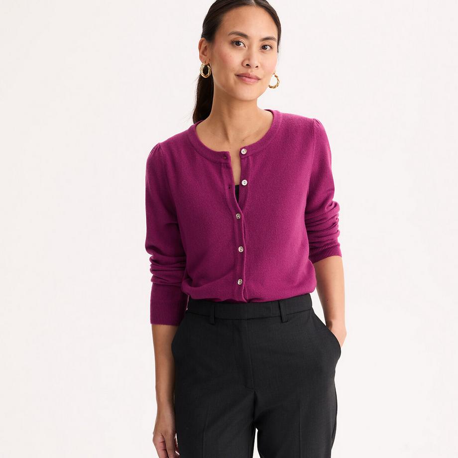 Cardigan col rond