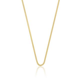 MUAU Schmuck  Collier Panzer Gelbgold 585, 1.7mm, 45cm 