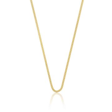 Collier Panzer Gelbgold 585, 1.7mm, 45cm