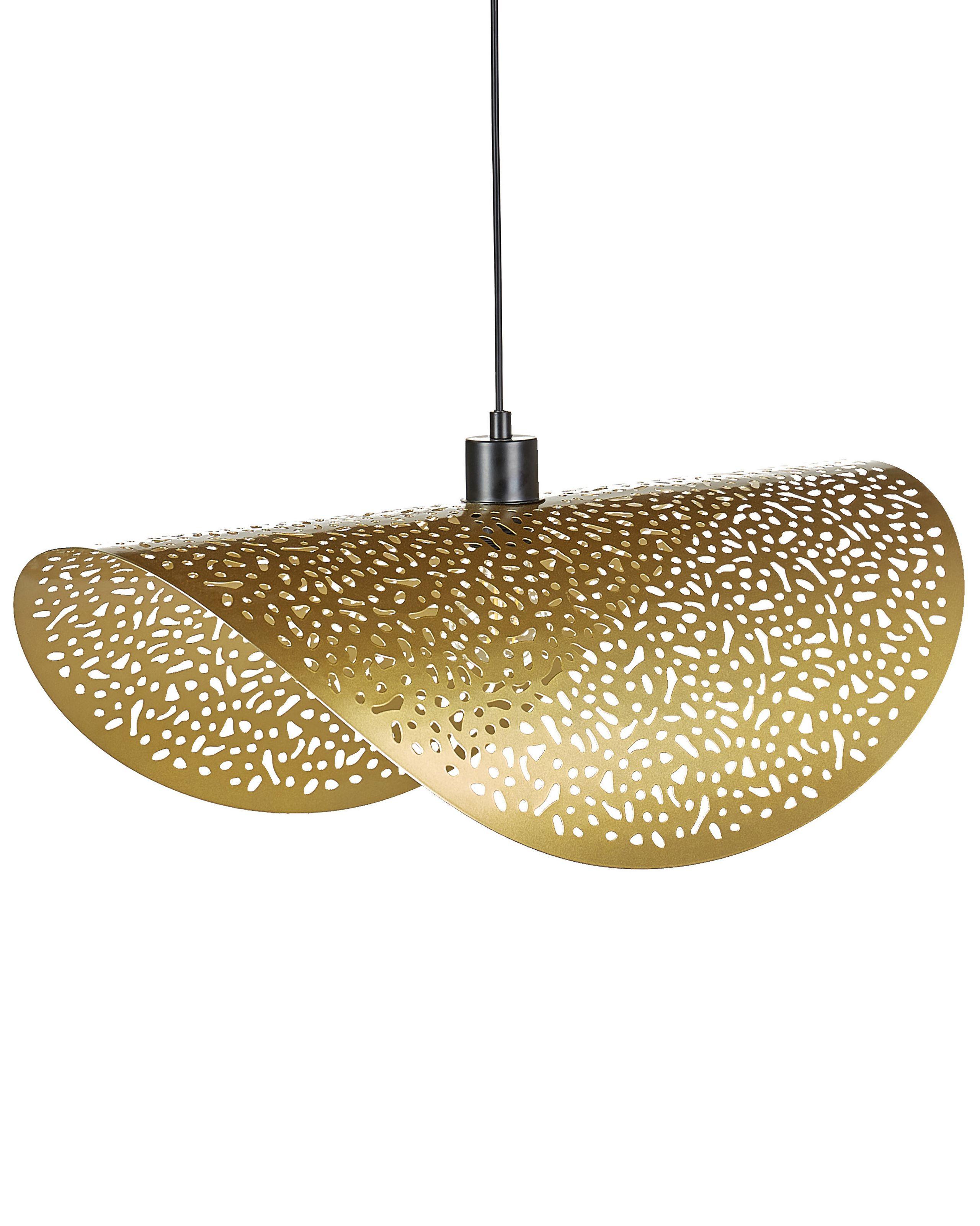 Beliani Lampe suspension en Métal Rétro KRISHNA  