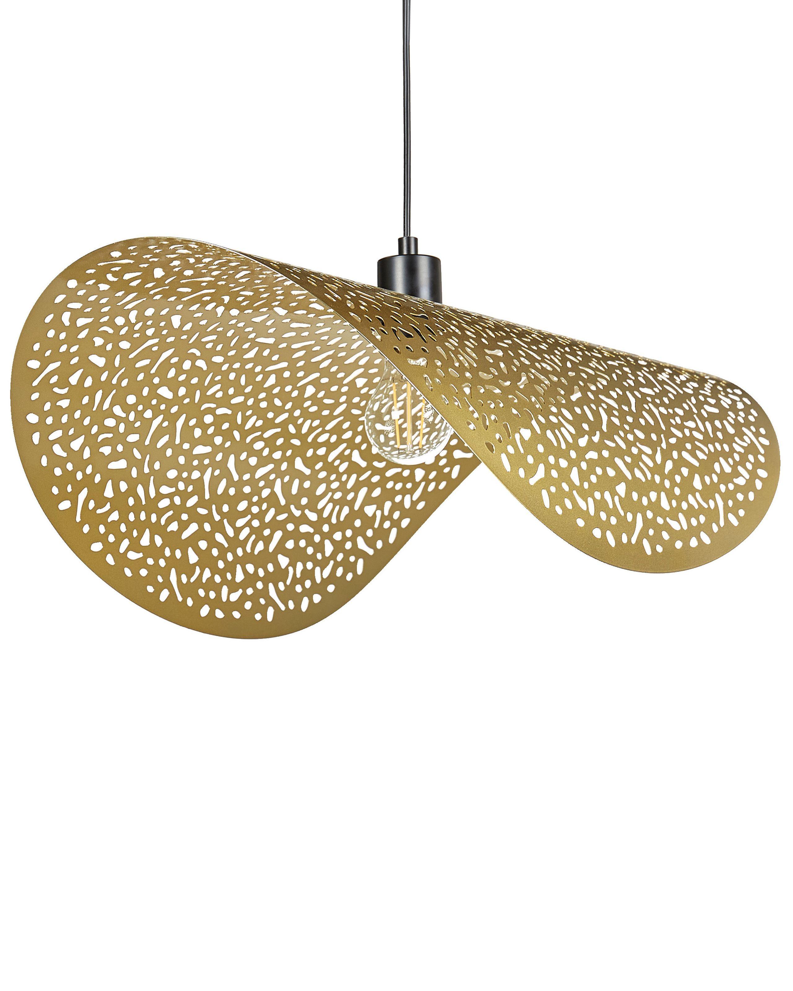 Beliani Lampe suspension en Métal Rétro KRISHNA  