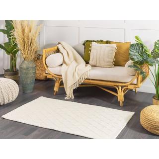 Beliani Tapis en Laine Moderne ERZIN  