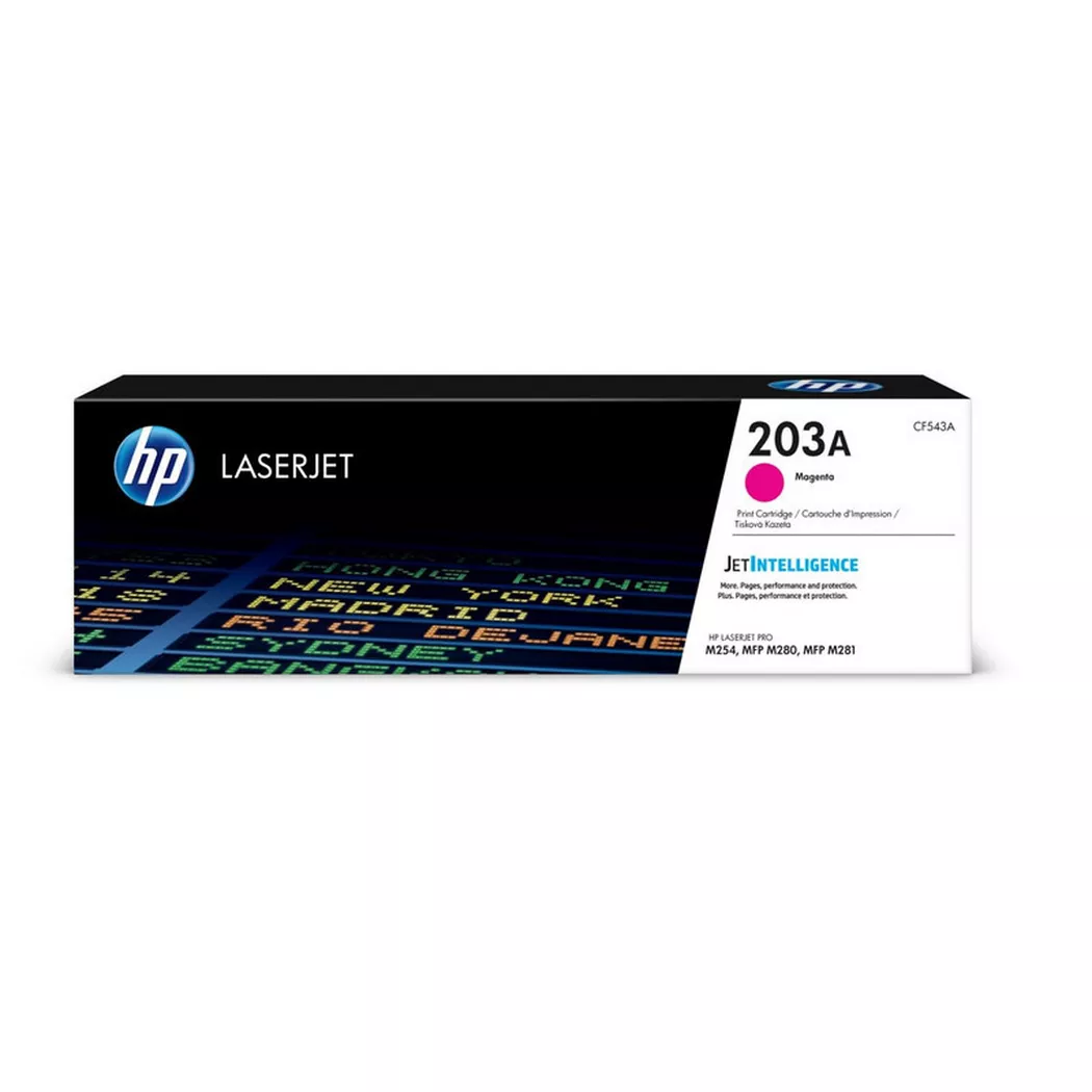 Hewlett-Packard – HP Toner-Modul 203A magenta CF543A CLJ Pro M254/MFP M280 1300 S., Magenta, Seiten