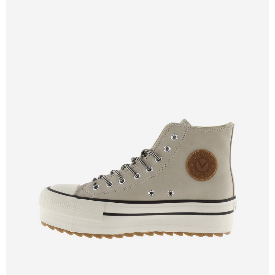 Victoria Tribu Sierra Double Faux Leder High-Top Sneakers  