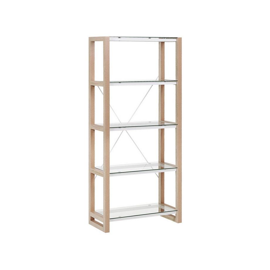 Beliani  Büromöbel-Set aus MDF-Platte Skandinavisch JENKS/CLARITA 