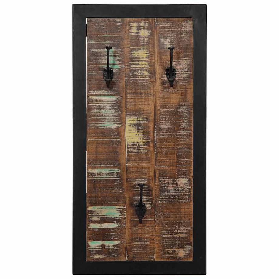 VidaXL attaccapanni Legno di recupero  