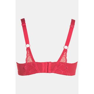 Ulla Popken  Reggiseno con ferretto, coppe morbide, pizzo sul retro e coppa B-E 