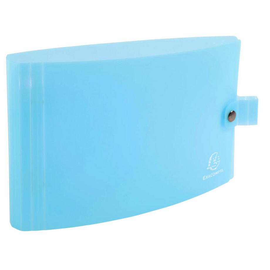 Exacompta Classeur pour fiches bristol A5 et 125x200 2 anneaux 30mm polypropylène Chromaline Pastel - x 10  