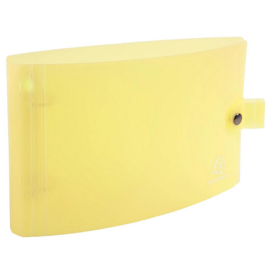 Exacompta Classeur pour fiches bristol A5 et 125x200 2 anneaux 30mm polypropylène Chromaline Pastel - x 10  