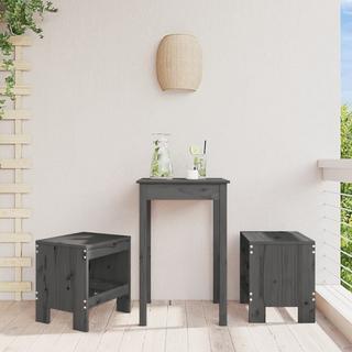 VidaXL Tabouret de jardin bois de pin  