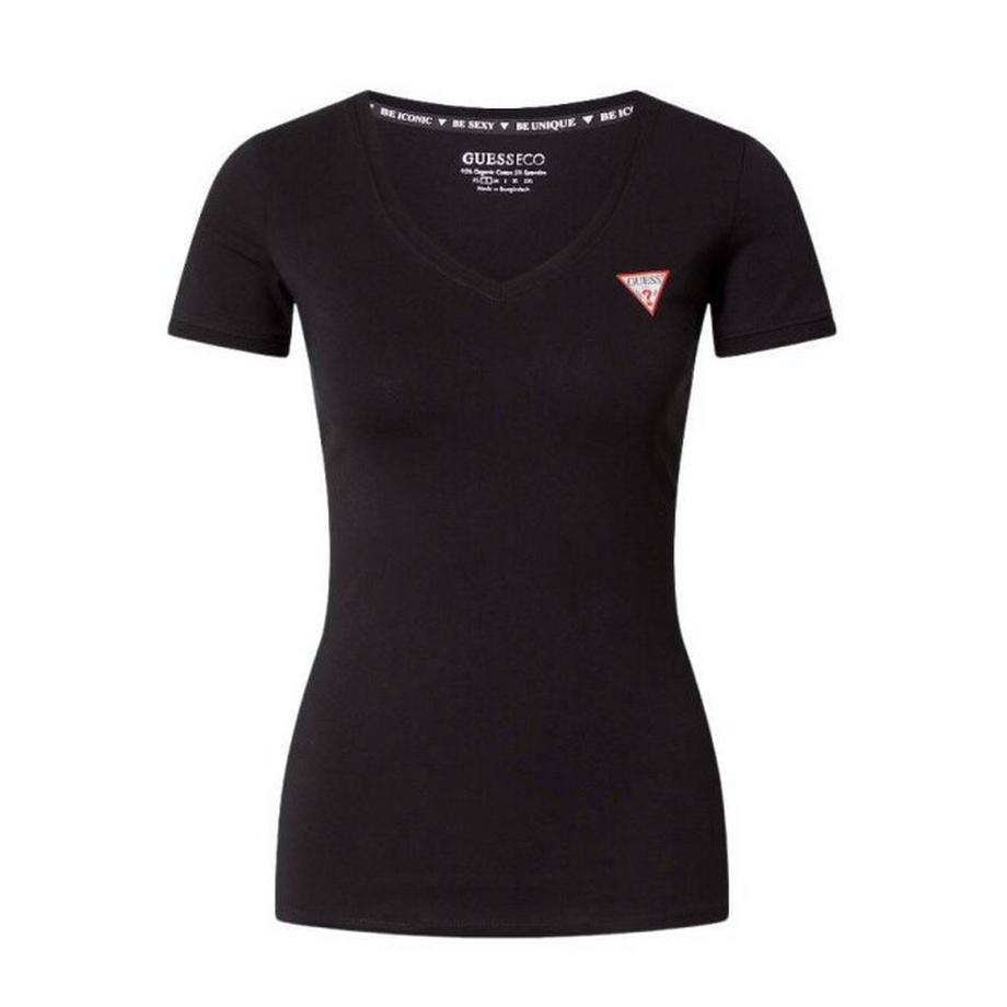 maglietta con scollo a v mini triangle