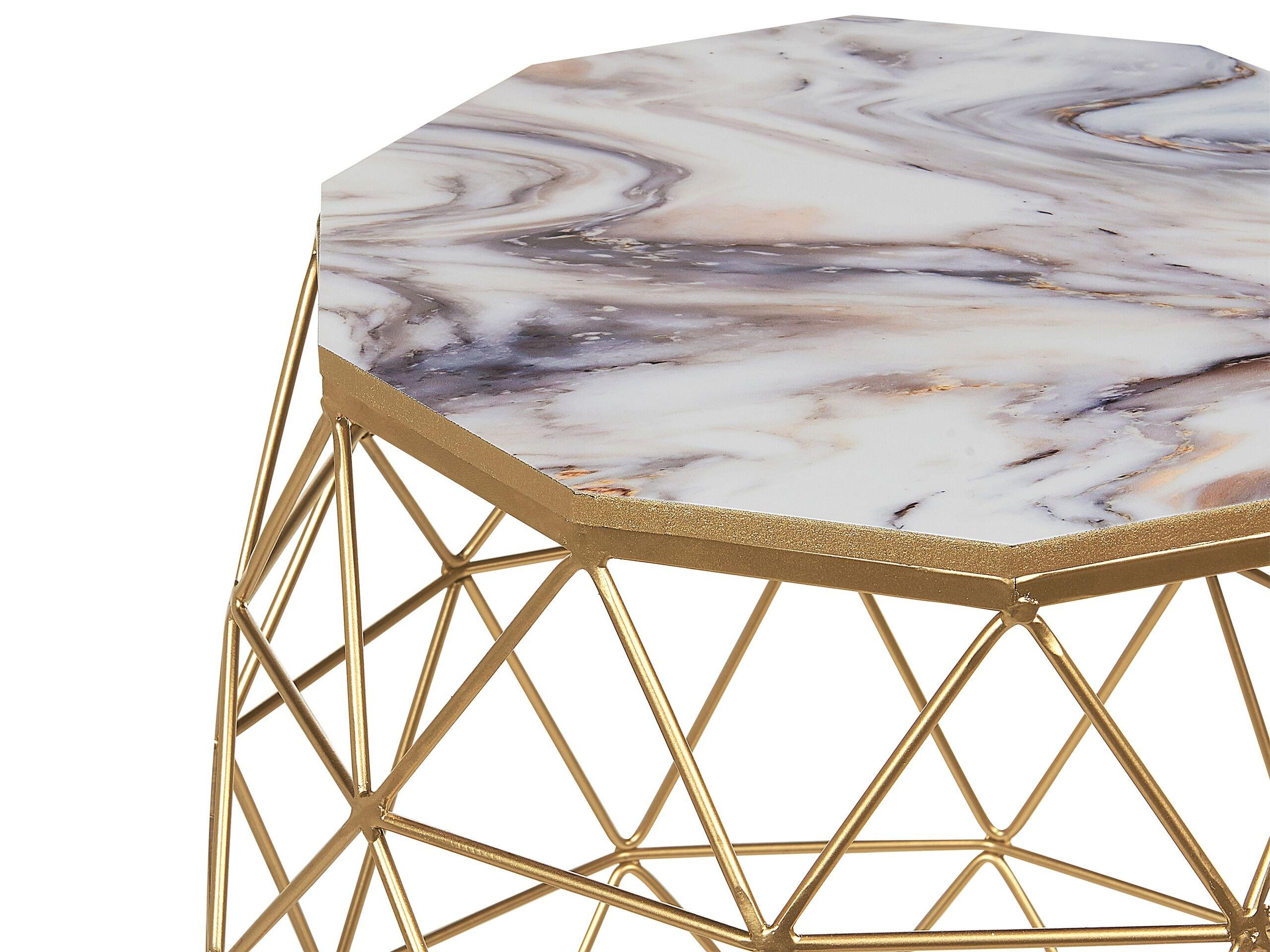 Beliani Table d'appoint en MDF Moderne HALSEY  