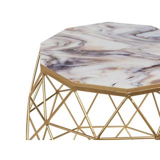 Beliani Table d'appoint en MDF Moderne HALSEY  