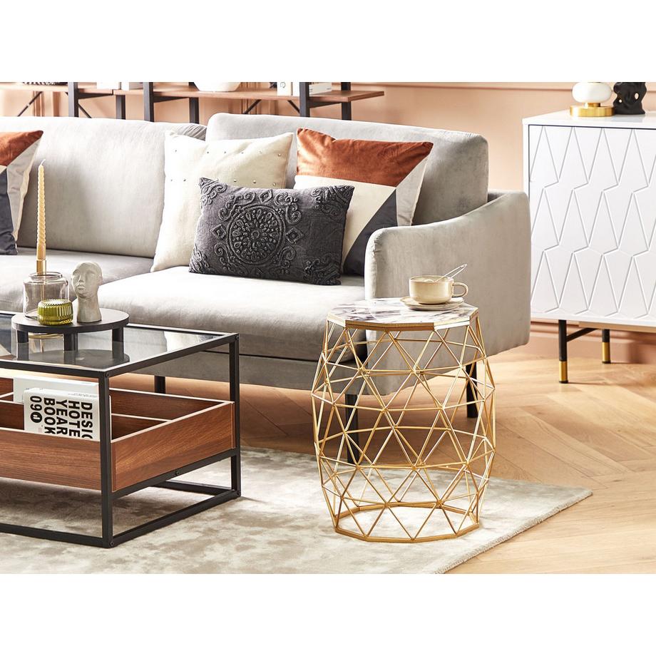 Beliani Tavolino en Fibra a media densità (MDF)  HALSEY  