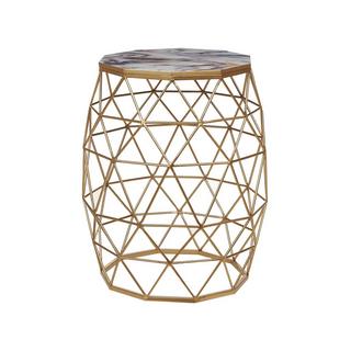 Beliani Tavolino en Fibra a media densità (MDF) Moderno HALSEY  