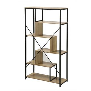 Calicosy Bibliothèque avec étagères 6 niveaux H160 cm  